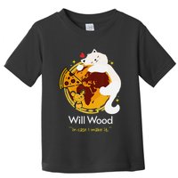 Vintage Funny In Case I Make It Classic Will Basic Wood Toddler T-Shirt