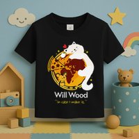 Vintage Funny In Case I Make It Classic Will Basic Wood Toddler T-Shirt