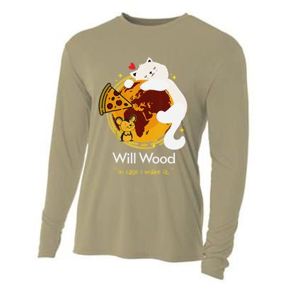 Vintage Funny In Case I Make It Classic Will Basic Wood Cooling Performance Long Sleeve Crew