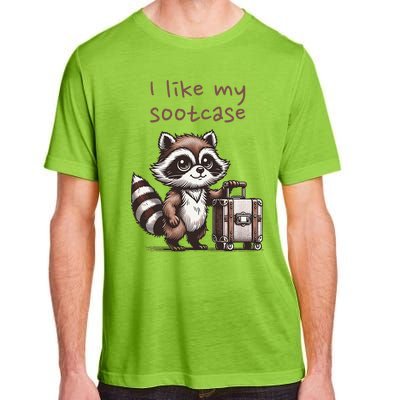 Vintage Funny I Like My Suitcase Raccoon Adult ChromaSoft Performance T-Shirt