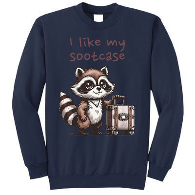 Vintage Funny I Like My Suitcase Raccoon Sweatshirt