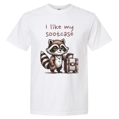 Vintage Funny I Like My Suitcase Raccoon Garment-Dyed Heavyweight T-Shirt