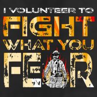 Volunteer Firefighter I Volunteer To Fight What You Fear Gift 11oz C Handle Ceramic Mug