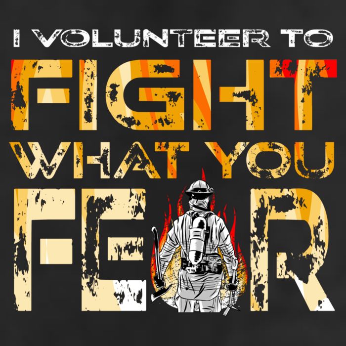 Volunteer Firefighter I Volunteer To Fight What You Fear Gift 11oz C Handle Ceramic Mug