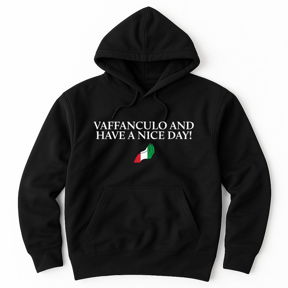 Vaffanculo Funny Italian Humor Italy Hoodie