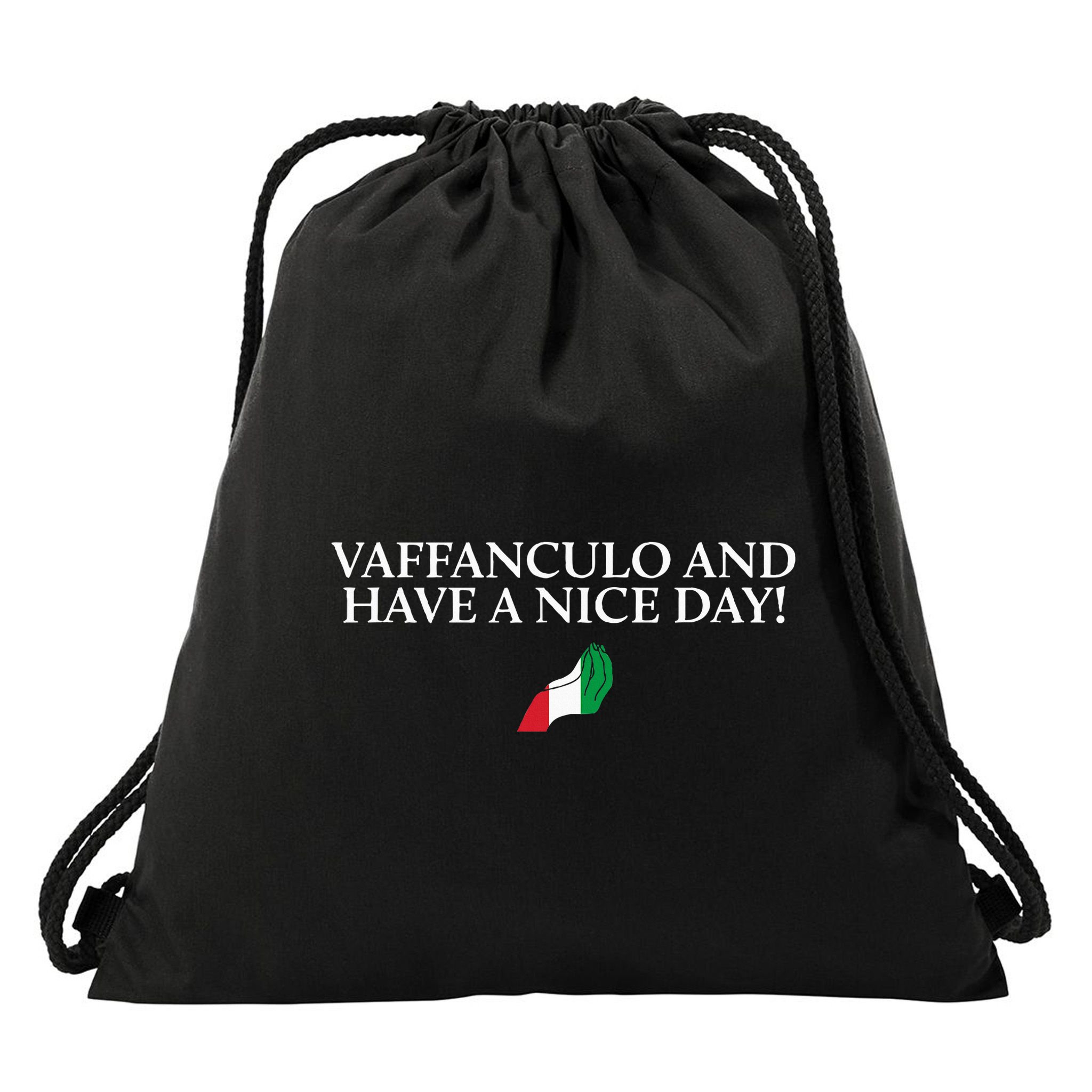 Vaffanculo Funny Italian Humor Italy Drawstring Bag