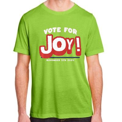 Vote For Joy 2024 Election Kamala Harris For President Adult ChromaSoft Performance T-Shirt