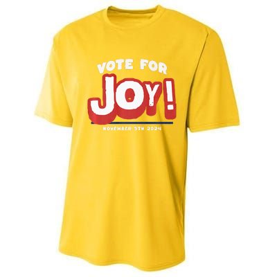 Vote For Joy 2024 Election Kamala Harris For President Performance Sprint T-Shirt