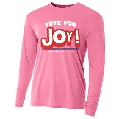 Vote For Joy 2024 Election Kamala Harris For President Cooling Performance Long Sleeve Crew