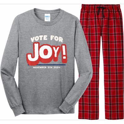 Vote For Joy 2024 Election Kamala Harris For President Long Sleeve Pajama Set