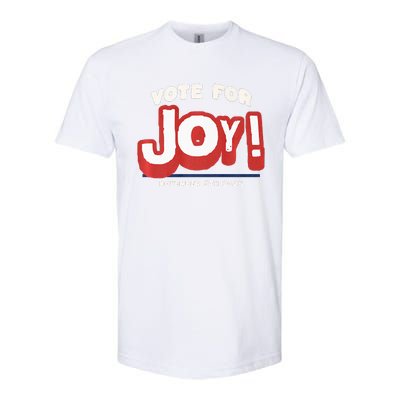 Vote For Joy 2024 Election Kamala Harris For President Softstyle CVC T-Shirt