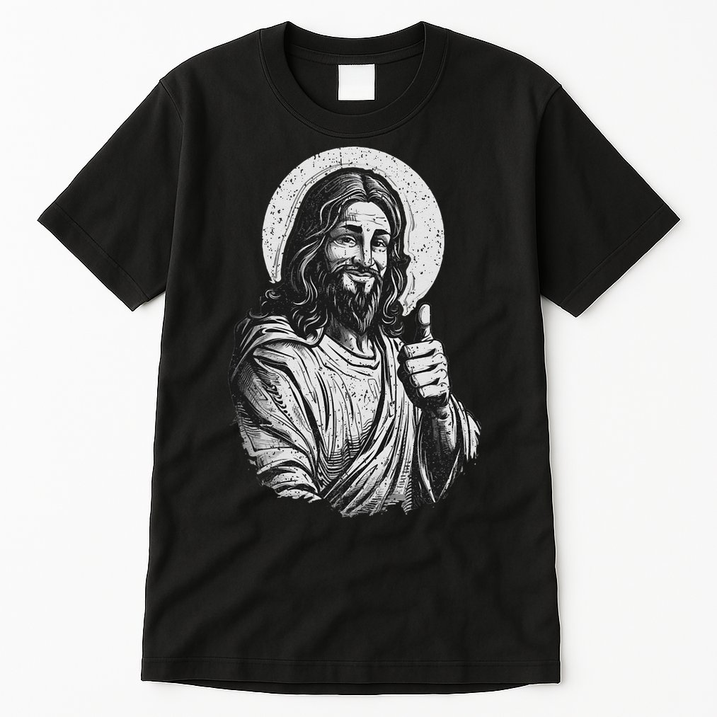 Vintage Friend Jesus Giving A Thumbs Up Jesus Tall T-Shirt