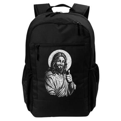 Vintage Friend Jesus Giving A Thumbs Up Jesus Backpack