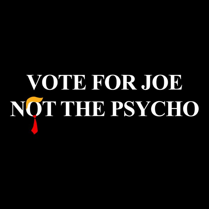 Vote For Joe Not The Psycho 7-Panel Snapback Hat