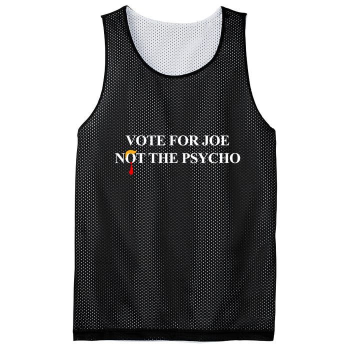 Vote For Joe Not The Psycho Mesh Reversible Basketball Jersey Tank