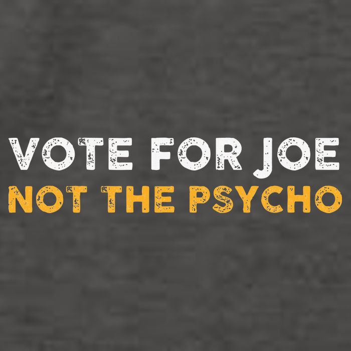 Vote For Joe Not The Psycho 2024 Vector Backpack