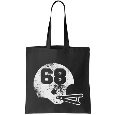 Vintage Football Jersey Number 68 Player Number Bag