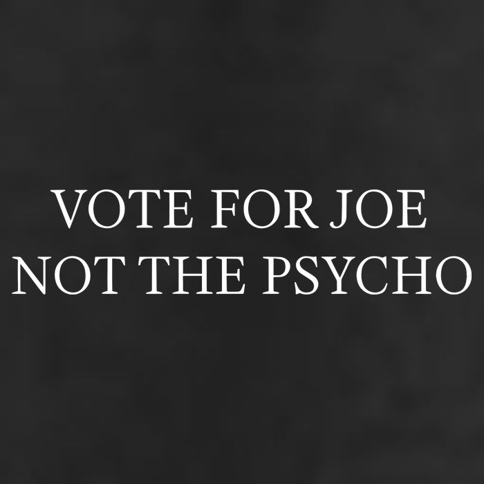 Vote For Joe Not The Psycho Microfiber Hand Towel