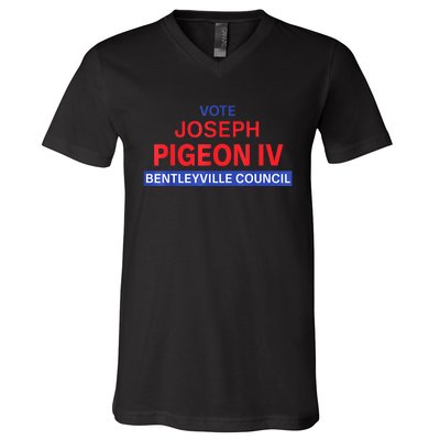 Vote For Joseph Pigeon Iv V-Neck T-Shirt