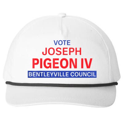 Vote For Joseph Pigeon Iv Snapback Five-Panel Rope Hat