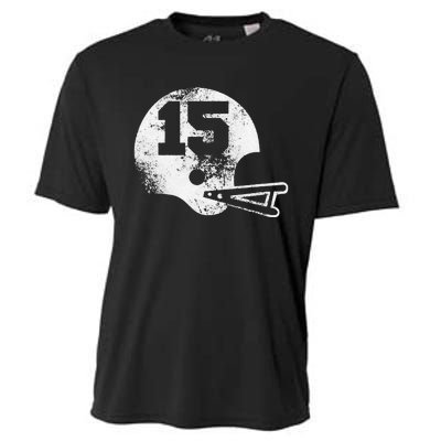 Vintage Football Jersey Number 15 Cooling Performance Crew T-Shirt