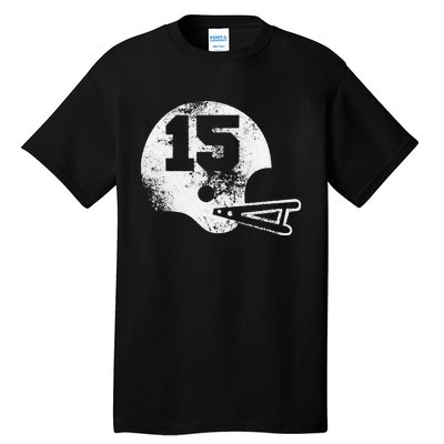 Vintage Football Jersey Number 15 Tall T-Shirt