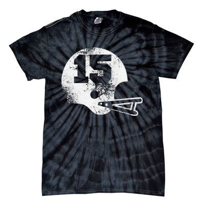 Vintage Football Jersey Number 15 Tie-Dye T-Shirt