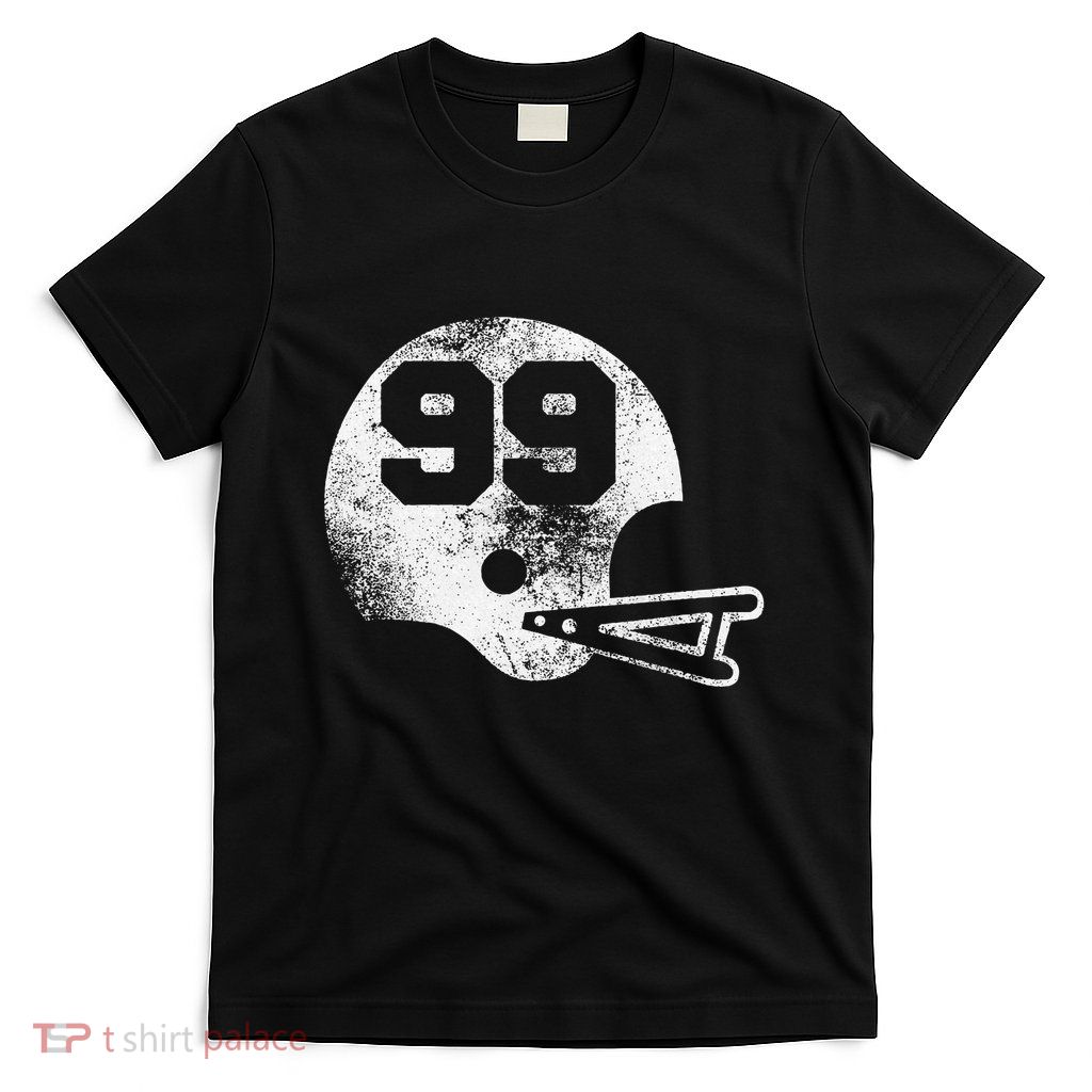Vintage Football Jersey Number 99 Player Number T-Shirt