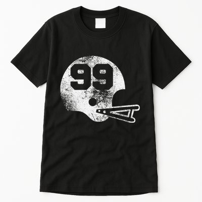 Vintage Football Jersey Number 99 Player Number Tall T-Shirt