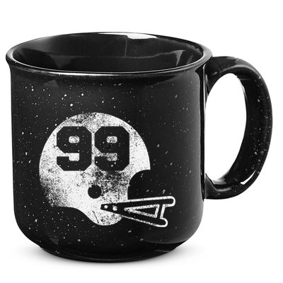 Vintage Football Jersey Number 99 Player Number 15oz Campfire Ceramic Mug