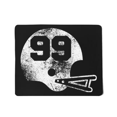 Vintage Football Jersey Number 99 Player Number Mousepad