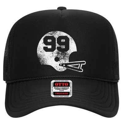 Vintage Football Jersey Number 99 Player Number Trucker Hat