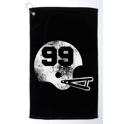 Vintage Football Jersey Number 99 Player Number Golf Towel