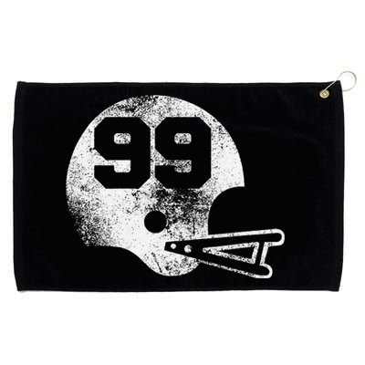 Vintage Football Jersey Number 99 Player Number Grommeted Golf Towel