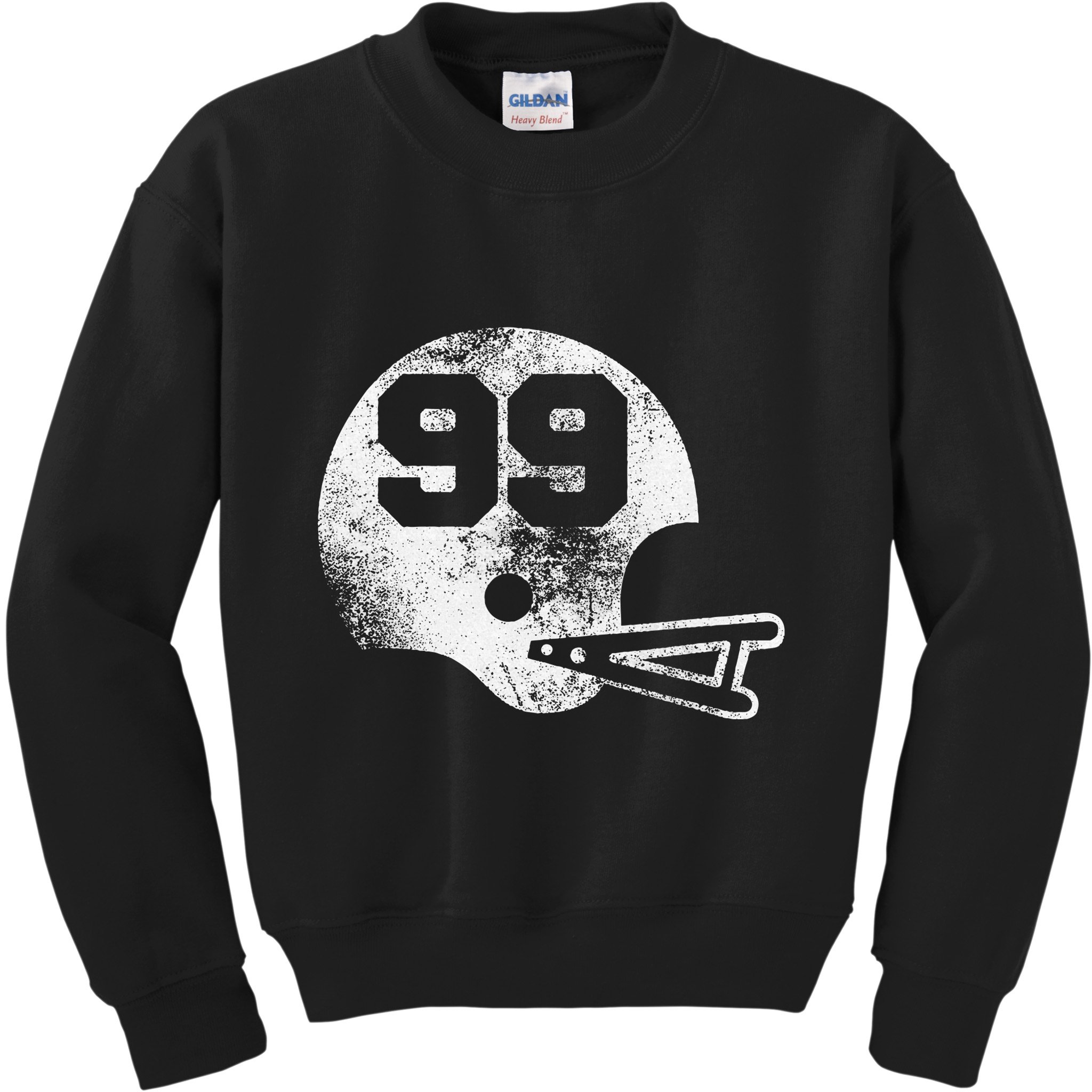 Vintage Football Jersey Number 99 Player Number Kids Sweatshirt
