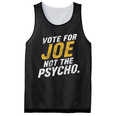 Vote For Joe Not The Psycho 2024 Mesh Reversible Basketball Jersey Tank