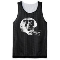 Vintage Football Jersey Number 73 Player Number Mesh Reversible Basketball Jersey Tank