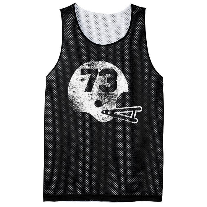 Vintage Football Jersey Number 73 Player Number Mesh Reversible Basketball Jersey Tank