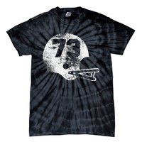 Vintage Football Jersey Number 73 Player Number Tie-Dye T-Shirt