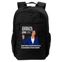 Voting For Kamala After Dropping Joe Is Like Shitting Daily Commute Backpack
