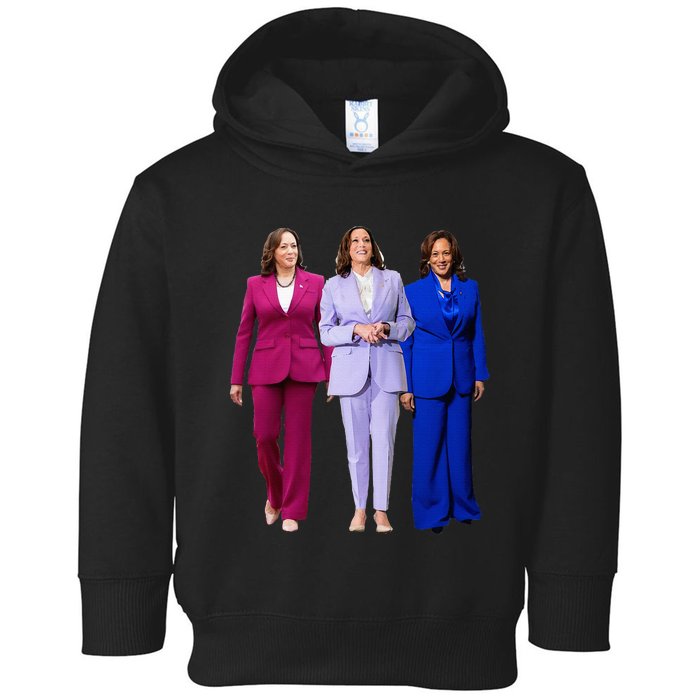 Vote For Kamala President Campaign Toddler Hoodie