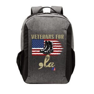 Veterans For Kamala Harris 2024 Election Usa Flag Military Vector Backpack