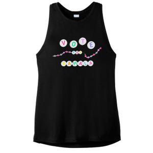 Vote For Kamala Charm Bracelet Support For Kamala Harris Ladies PosiCharge Tri-Blend Wicking Tank