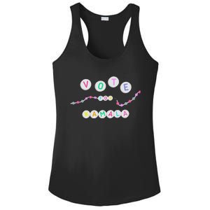 Vote For Kamala Charm Bracelet Support For Kamala Harris Ladies PosiCharge Competitor Racerback Tank