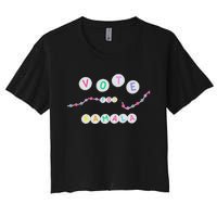 Vote For Kamala Charm Bracelet Support For Kamala Harris Women's Crop Top Tee