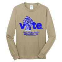 Vote For Kamala 2024 President Tall Long Sleeve T-Shirt