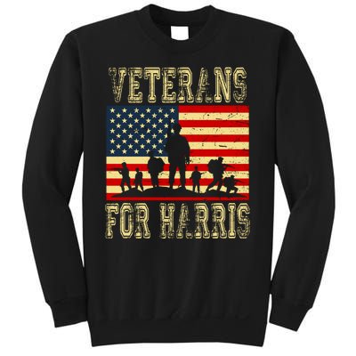 Veterans For Kamala Harris 2024 Sweatshirt