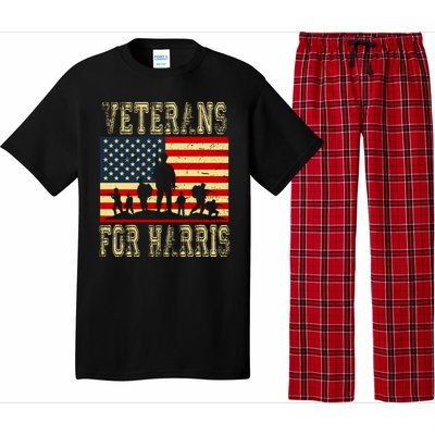 Veterans For Kamala Harris 2024 Pajama Set