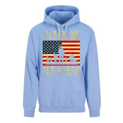 Veterans For Kamala Harris 2024 Unisex Surf Hoodie