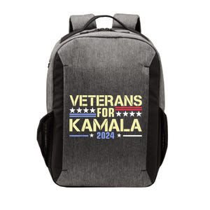 Veterans For Kamala American Flag Kamala Harris Supporter Vector Backpack